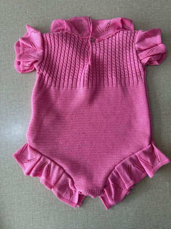 body trico com perolas rosa chiclete