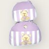 kit bolsa listrado lilas