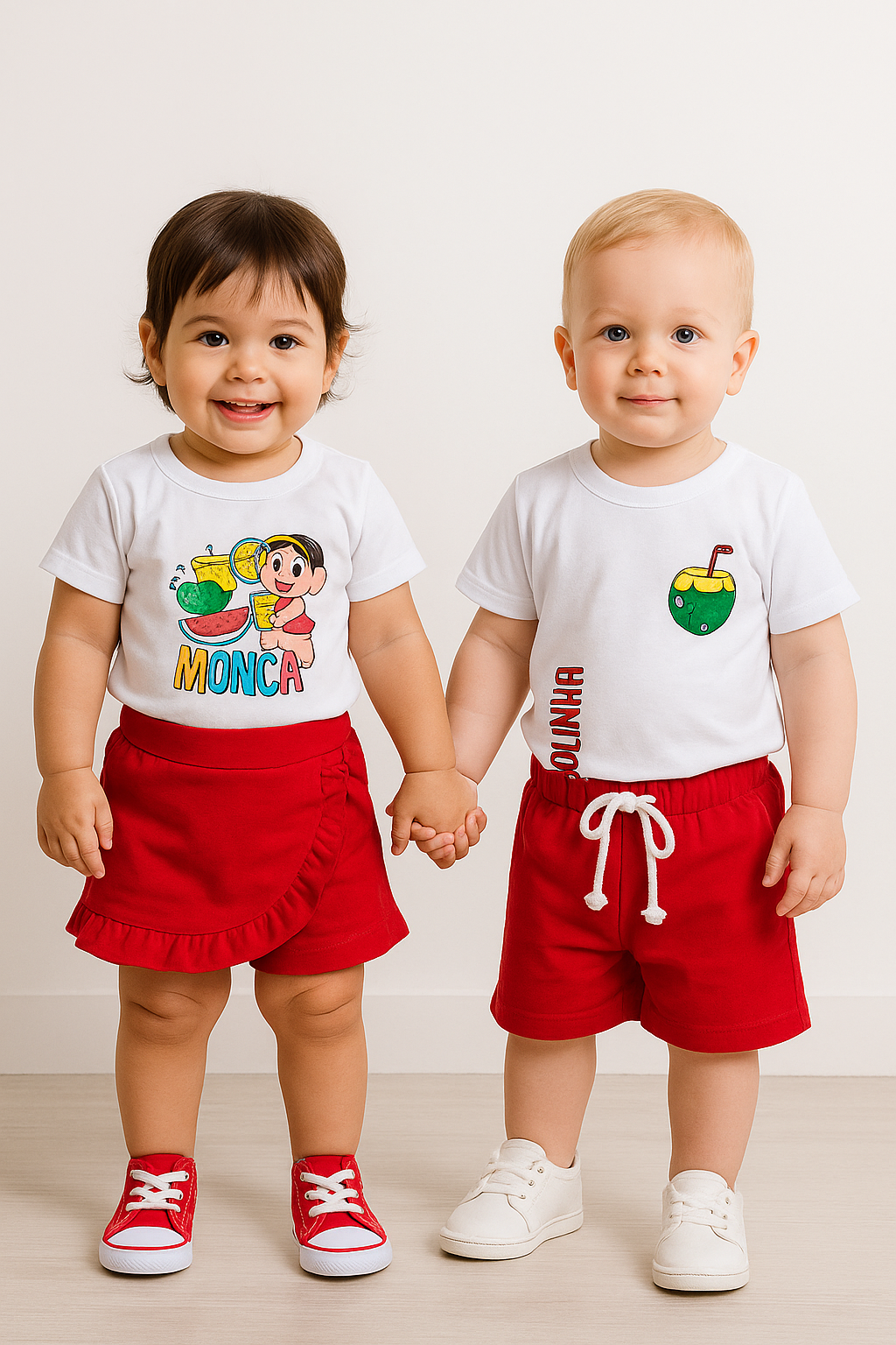 conjunto turma da monica