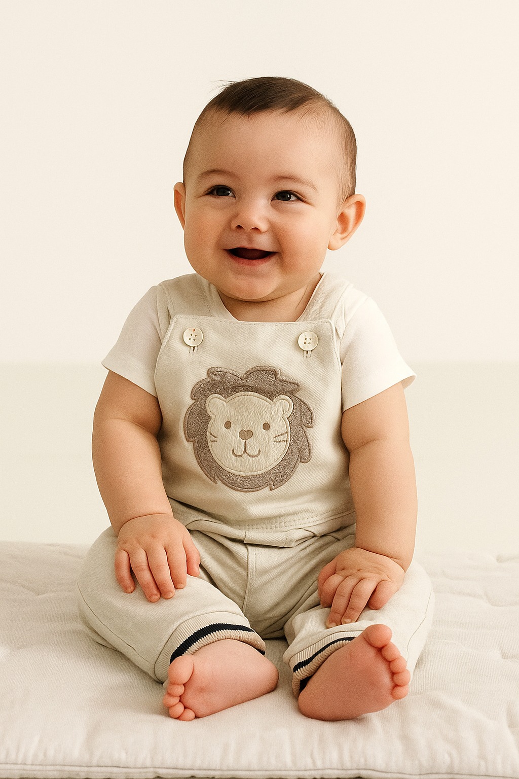 jardineira safari sarja longa