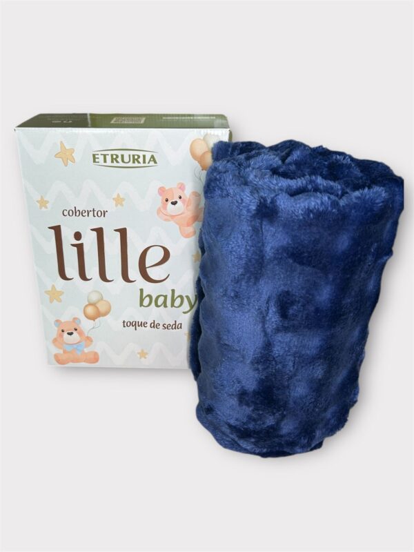 cobertor lille baby etruria azul marinho