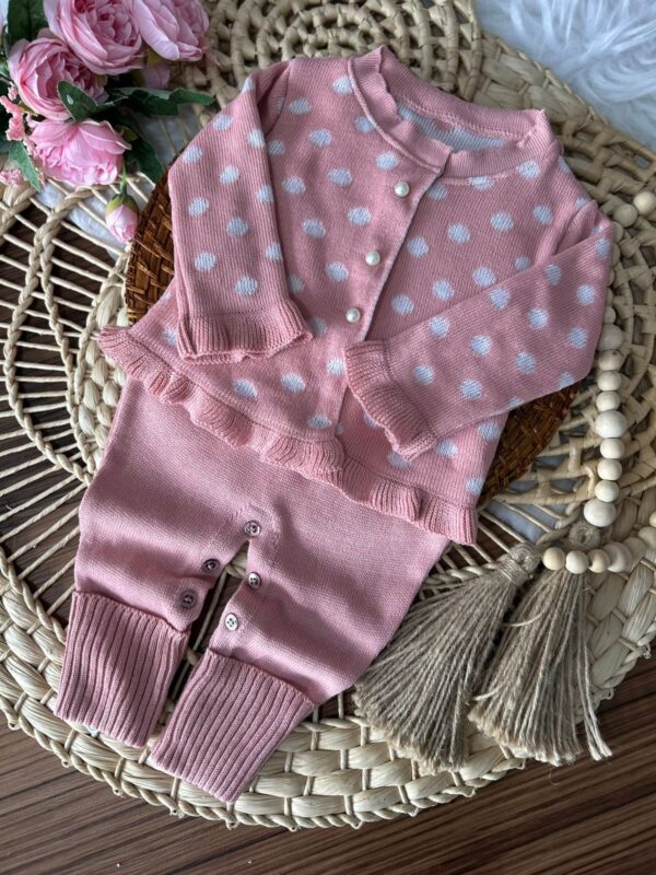 conjunto romper com casaquinho rose