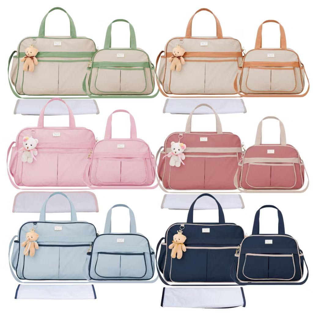 kit bolsa maternidade com trocador